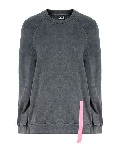 EA7 Sweatshirt Lead 100% Cotton