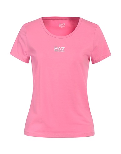 EA7 Basic T-Shirt Pink 54% Cotton, 42% Modal, 4% Elastane