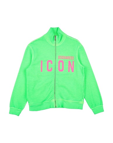 DSQUARED2 Sweatshirt Limettengrün 100% Baumwolle, Elastan