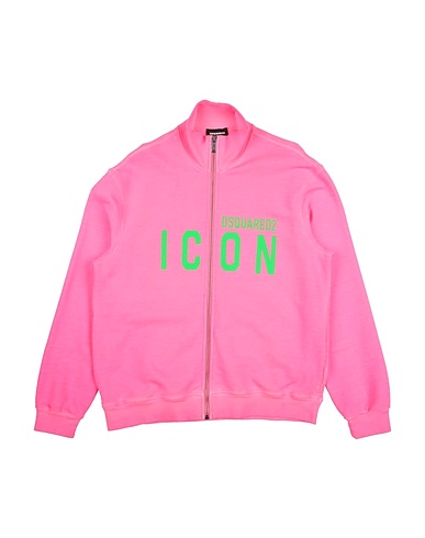 DSQUARED2 Felpa Fucsia 100% Cotone, Elastan