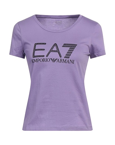 EA7 T-shirt Mauve 100% Cotton
