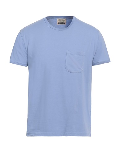HERITAGE T-shirt Blu chiaro 90% Cotone, 10% Elastan