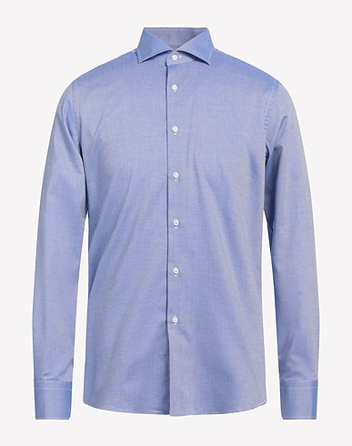 ALESSANDRO GHERARDI Patterned shirt Blue 100% Cotton