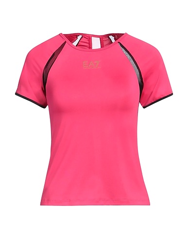 EA7 Athletic sweatshirts Fuchsia 90% Polyamide, 10% Elastane