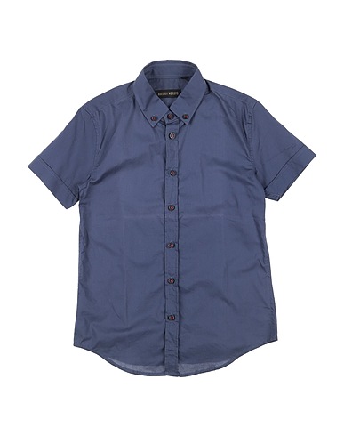 ANTONY MORATO Einfarbiges Hemd Taubenblau 100% Baumwolle