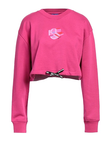 KARL LAGERFELD JEANS Sweatshirt Fuchsia 90% Cotton, 10% Polyester