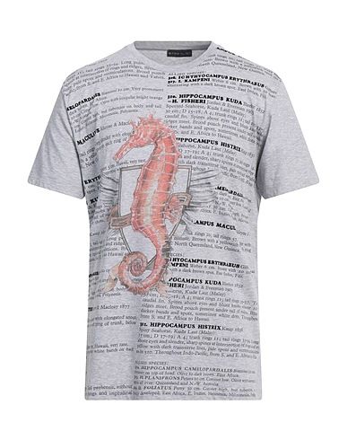 ETRO T-shirt Light grey 100% Cotton