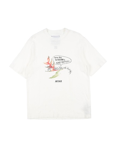 MYAR T-shirt White 70% Cotton, 30% Linen