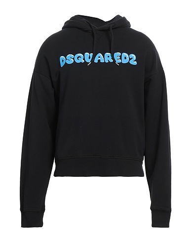 DSQUARED2 Hooded sweatshirt Black 100% Cotton