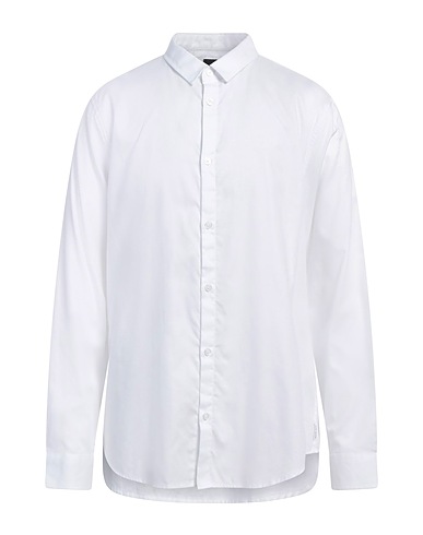 ARMANI EXCHANGE Solid colour shirt White 100% Cotton