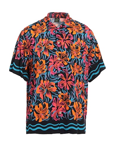 4GIVENESS Patterned shirt Orange 100% Viscose
