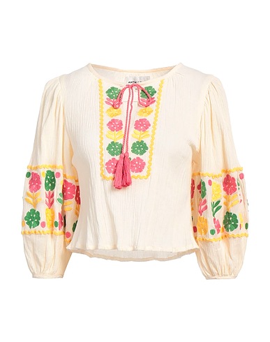 ANTIK BATIK Top Pastel yellow 100% Cotton