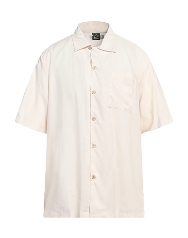 4GIVENESS Solid colour shirt Cream 88% Viscose, 12% Polyamide