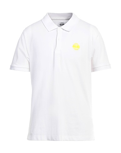 PACIOTTI 4US Polo shirt White 95% Cotton, 5% Elastane