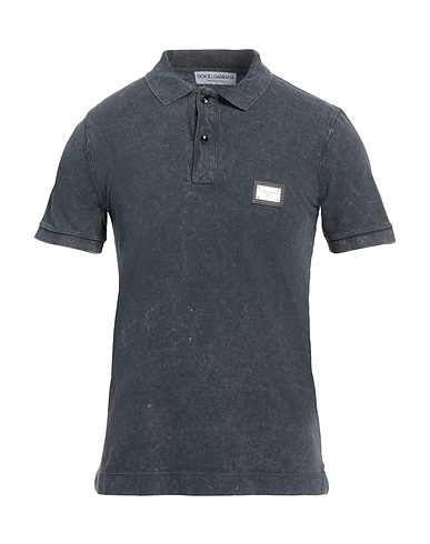 DOLCE&GABBANA Polo shirt Navy 100% Cotton