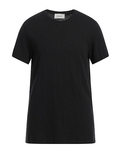 AMERICAN VINTAGE Basic T-Shirt Black 100% Cotton