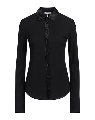 RAG & BONE Camicie e bluse tinta unita Nero 45% Cotone, 45% Modal, 10% Elastan, Viscosa EcoVero™, Seta
