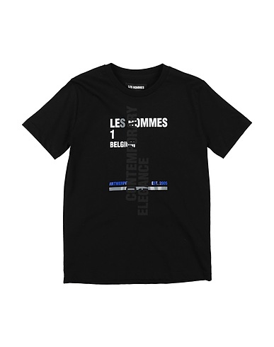 LES HOMMES T-shirt Nero 100% Cotone