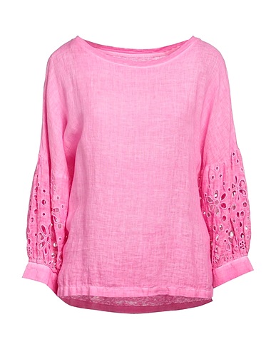120% LINO Top Magenta 100% Linen