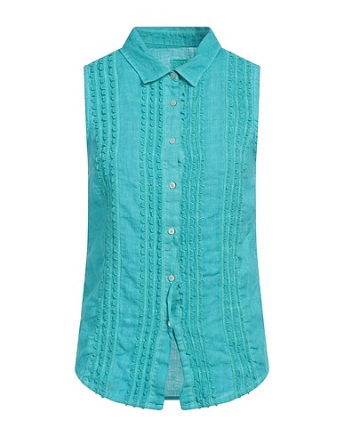 120% LINO Linen shirt Turquoise 100% Linen