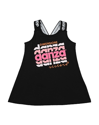 DIMENSIONE DANZA Canotta SISTERS Nero 100% Cotone