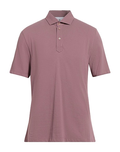 BRUNELLO CUCINELLI Polo Rosa antico 100% Cotone