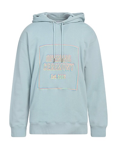 OPENING CEREMONY Hooded track jacket  Sky blue 100% Cotton