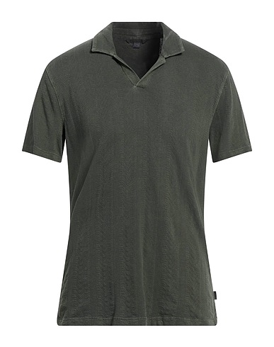 JOHN VARVATOS Polo Verde militare 100% Cotone