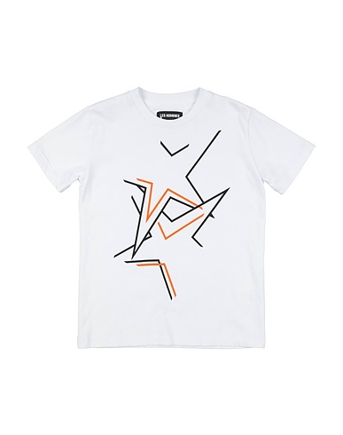 LES HOMMES T-shirt Bianco 100% Cotone