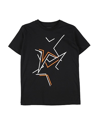 LES HOMMES T-shirt Black 100% Cotton