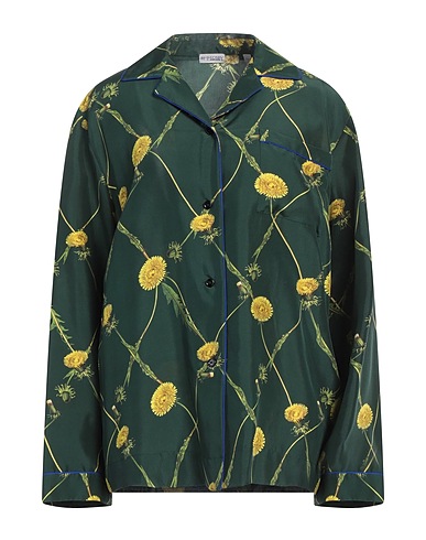 BURBERRY Floral shirts & blouses Green 100% Silk