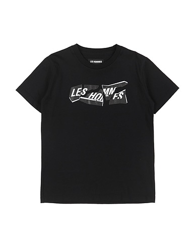 LES HOMMES T-shirt NERO 100% Cotton