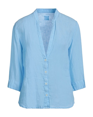 120% LINO Hemden und Blusen einfarbig 100% Leinen