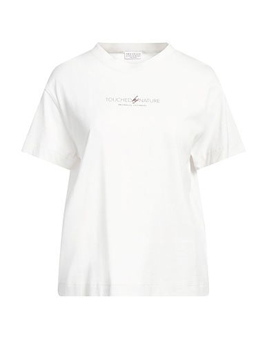 BRUNELLO CUCINELLI T-shirt Off white 100% Cotone