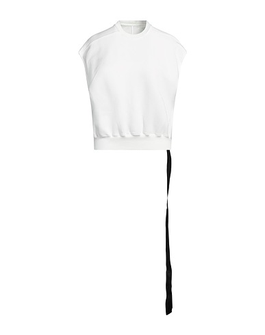 DRKSHDW by RICK OWENS Felpa Bianco 100% Cotone