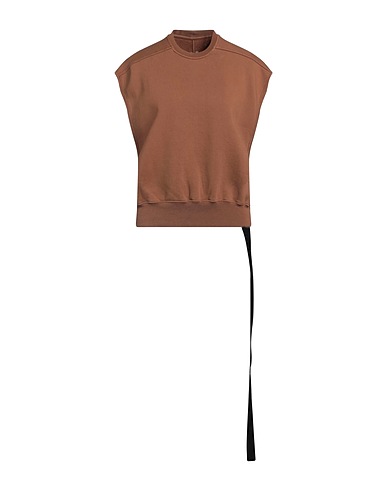 DRKSHDW by RICK OWENS Felpa Marrone 100% Cotone