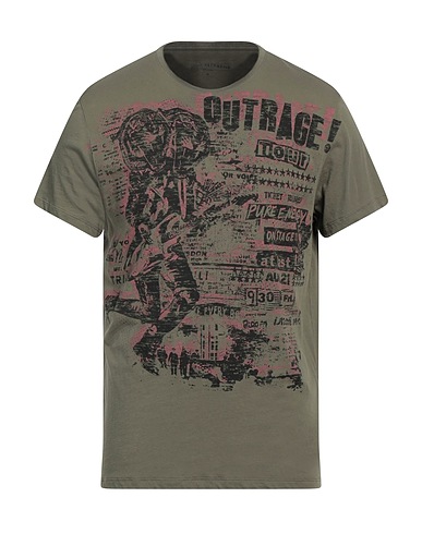 JOHN VARVATOS T-shirt Military green 100% Cotton
