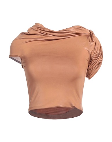 RICK OWENS LILIES Top Camel 95% Viscose, 5% Elastane