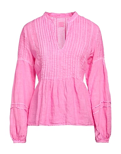 120% LINO Top Magenta 100% Linen