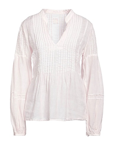 120% LINO Top Rosa chiaro 100% Lino