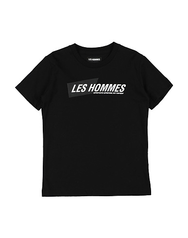 LES HOMMES T-shirt Nero 100% Cotone
