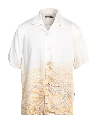 JOHN VARVATOS Patterned shirt White 100% Modal