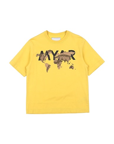 MYAR T-shirt Yellow 100% Cotton