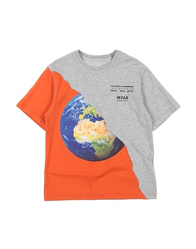MYAR T-shirt Grigio 100% Cotone