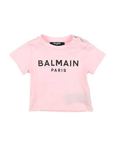 BALMAIN T-shirt Pink 100% Cotton