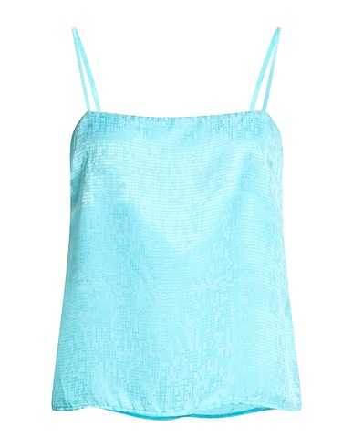 FORTE_FORTE Camisole Sky blue 70% Viscose, 30% Silk