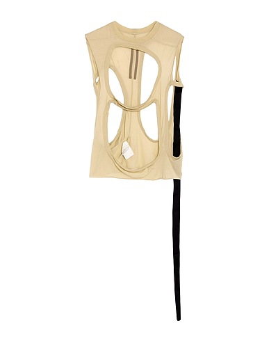 DRKSHDW by RICK OWENS Vest Beige 100% Cotton