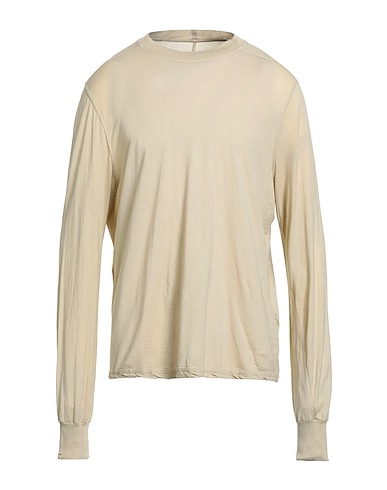DRKSHDW by RICK OWENS Basic T-Shirt Sand 100% Cotton