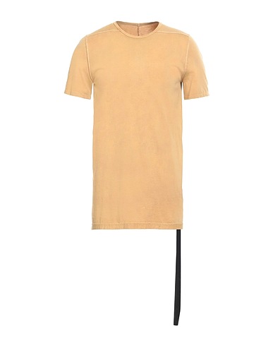 DRKSHDW by RICK OWENS Basic T-shirt Mustard 100% Cotton