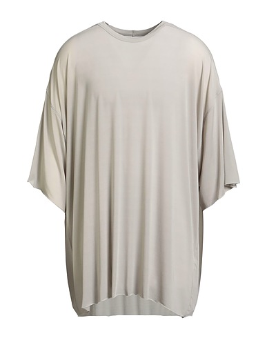 RICK OWENS Oversize-T-Shirt Light grey 96% Cupro, 4% Elastane